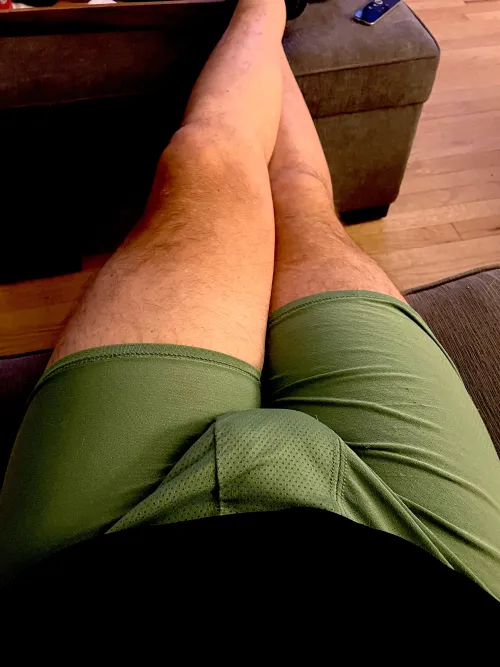 Thumbnail Relaxing After a Jog: A Bulge's Post-Exercise Routine by Signalsock1