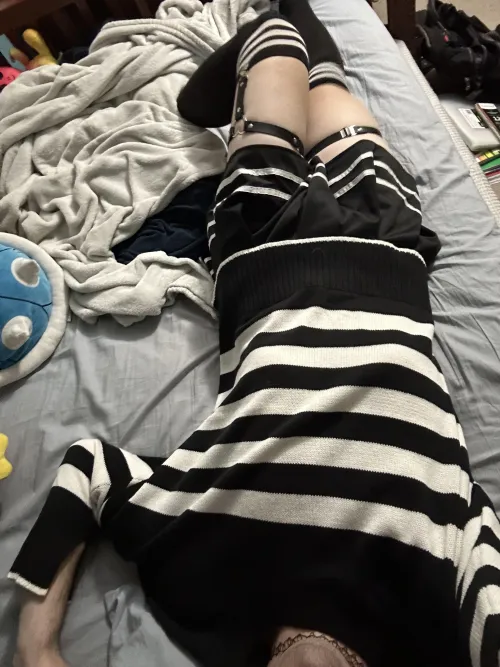 Thumbnail Tornado3422 Cherishes 'Thigh Highs' as Beloved Fashion in femboy Styling