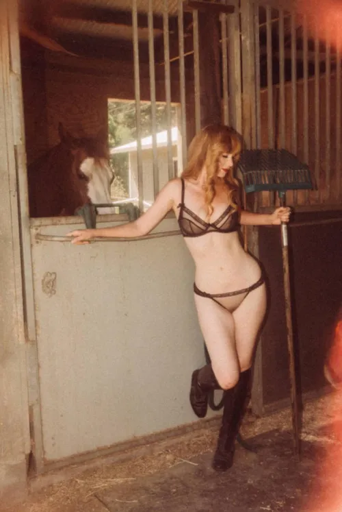 Thumbnail Elegantly Tackling Chores in Lingerie | daintyrascal