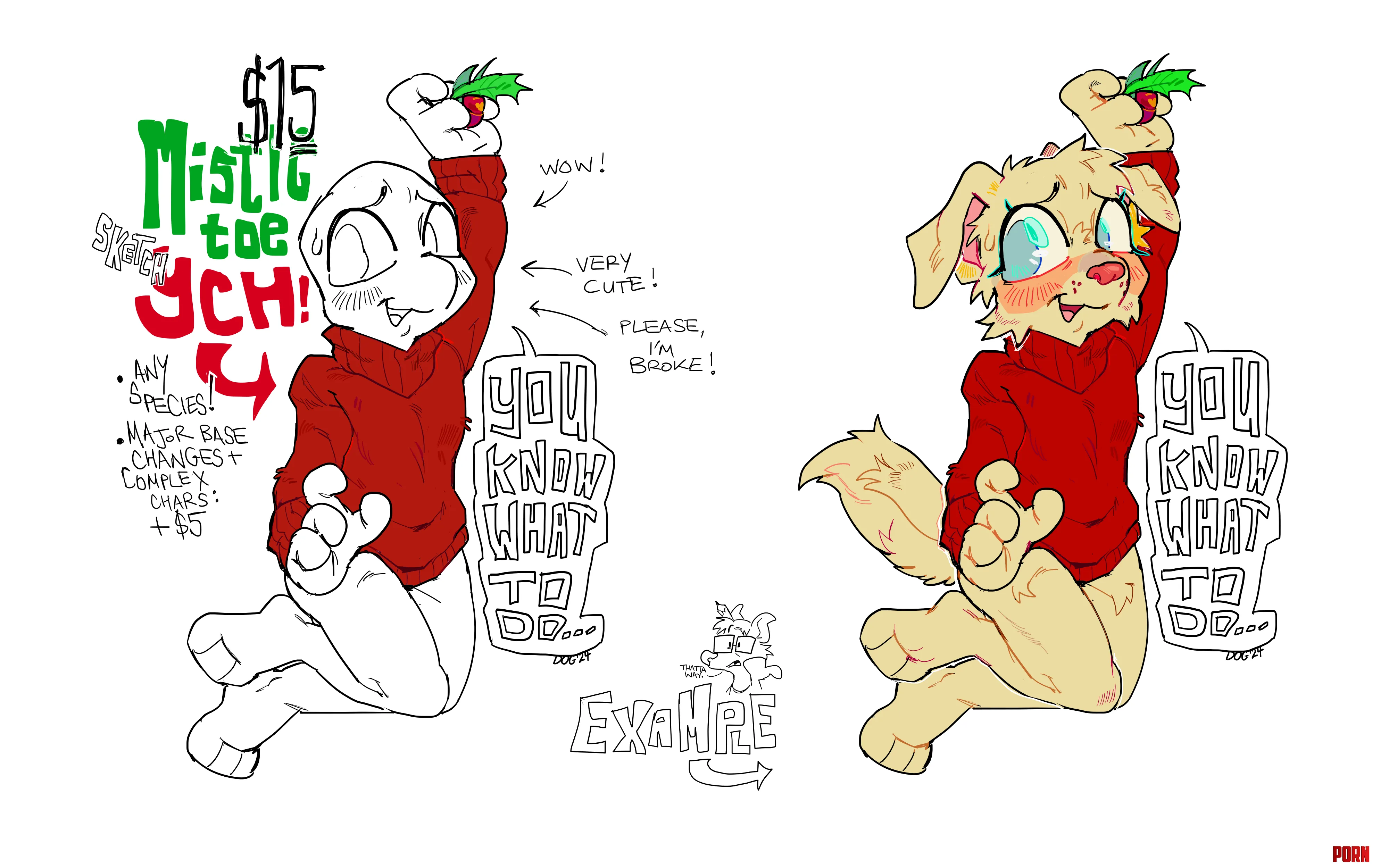 Im opening a few slots for this silly little YCH I made 3 by donburidog