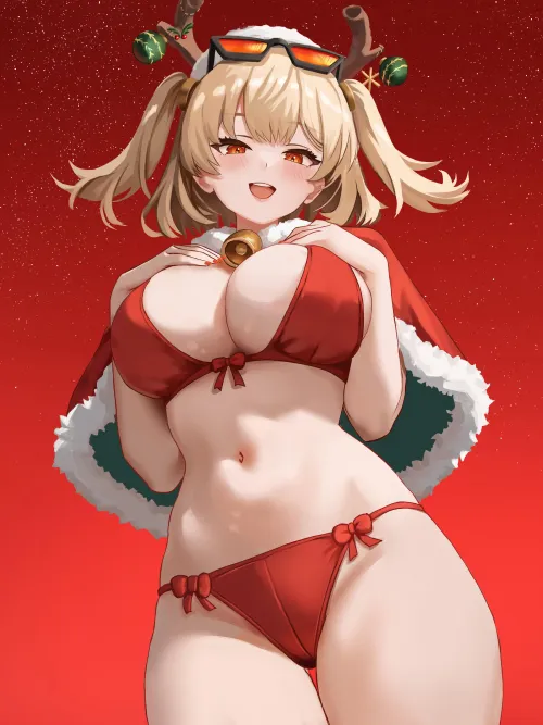 Thumbnail White Christmas Delight: An Ecchi Escapade with RaidenMeiEi