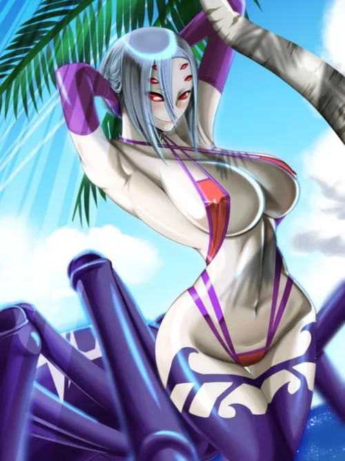 Thumbnail Discovering Rachnera Arachnera Imaani in MonsterGirl with curvykittygirl