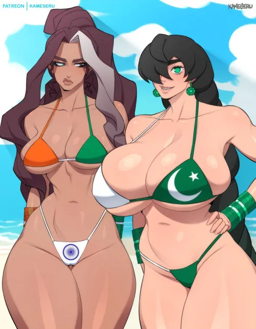 Thumbnail Thick Hentai Delight: South Asian Beaches by Bazaarthrone