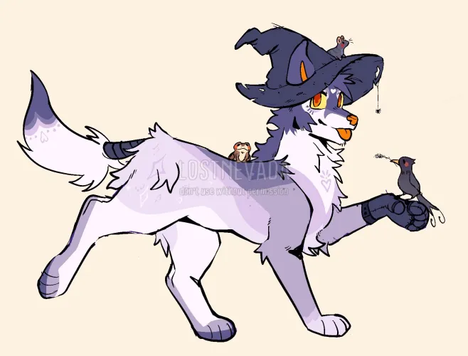 Thumbnail Mage Witch Fox UFA Adoptable: feltlands' Unique Creation