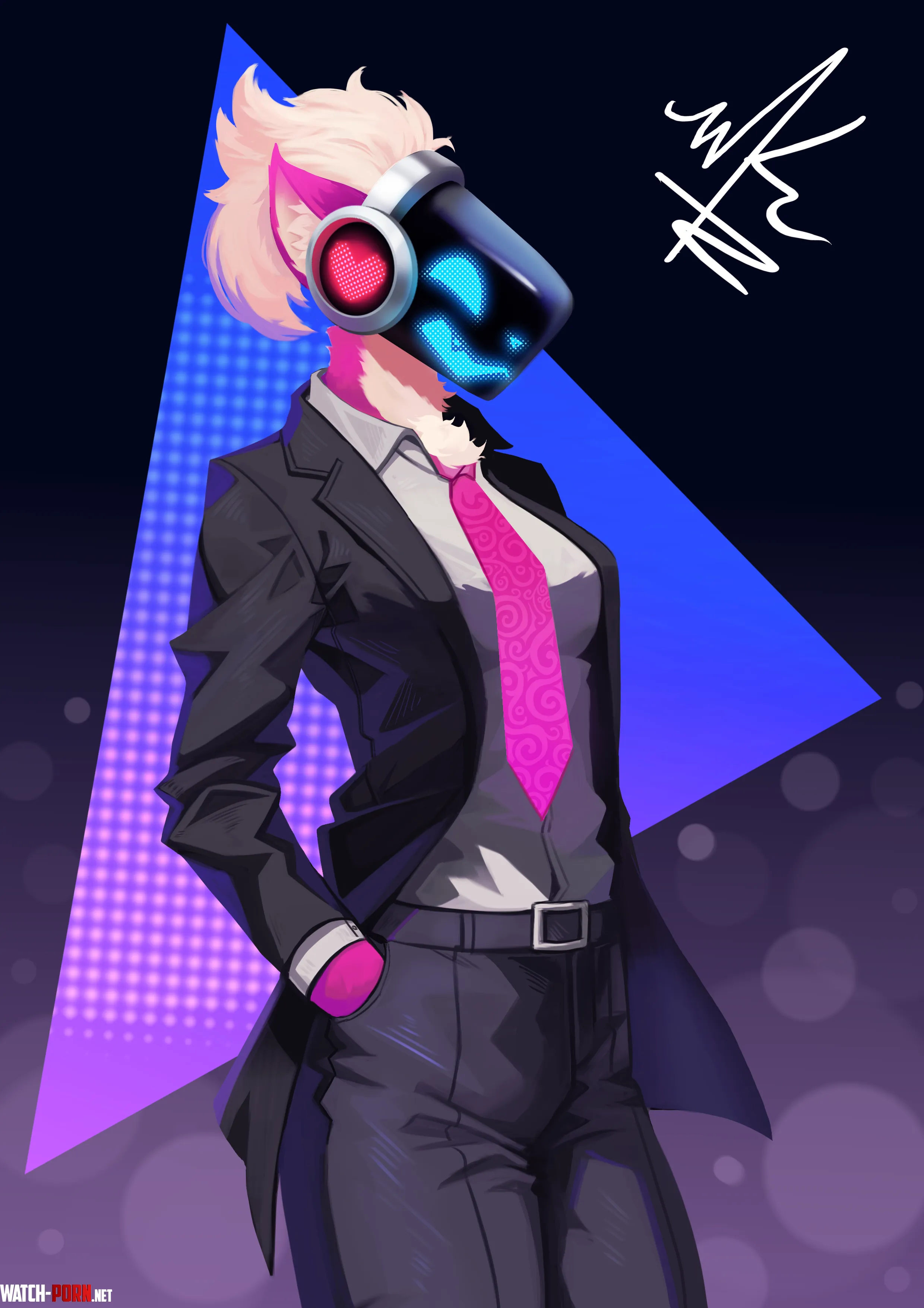 Im done What do you think A few days ago I asked a question about what she would wear and the most voted was her in a suit and tie and here it is by Kazuyoshiii_