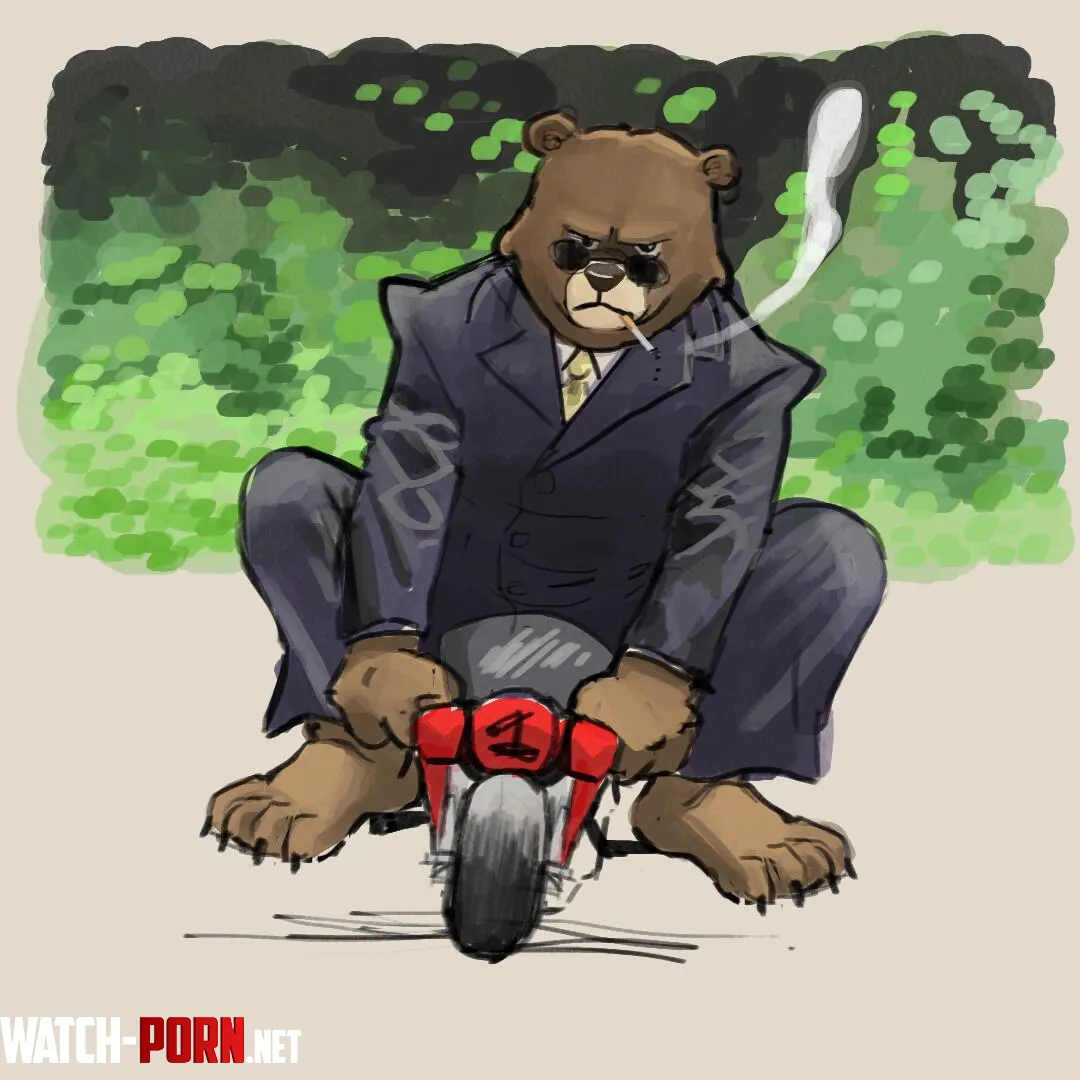 MotoBear by me  by GanacheApart9800