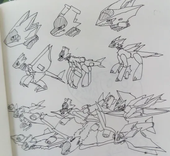 Thumbnail m0sinN4gant's Jet Dragon Doodles: A Must-See for Furry Enthusiasts