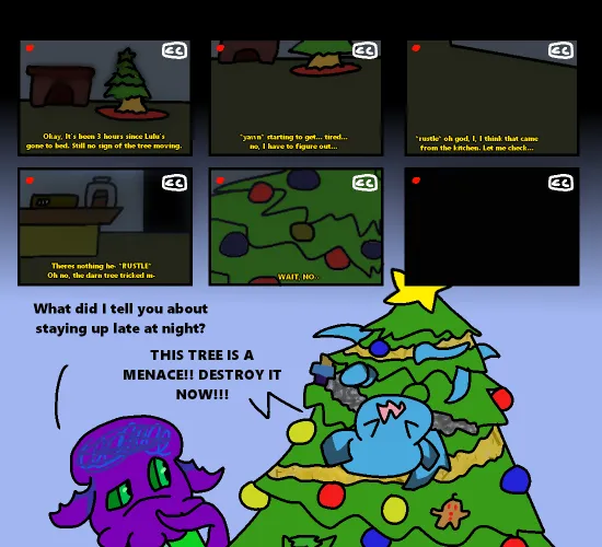 Thumbnail Furry Art Delights: Christmas Trees and More by AranaesReddit