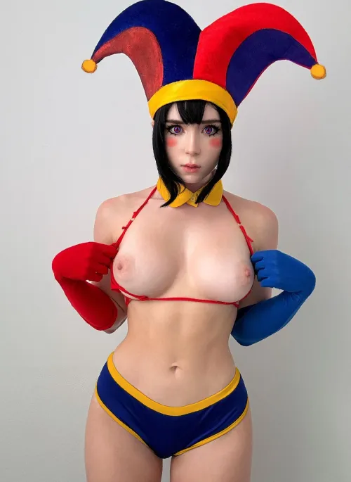 Thumbnail NudeCosplay Delight: Sweetie Fox's Pomni from The Amazing Digital Circus