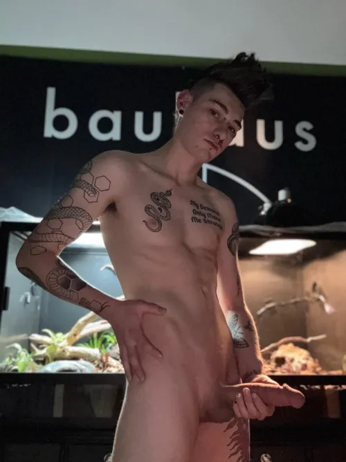 Thumbnail GothSadist: Unveiling Tall and Skinny Allure in hotguyswithtattoos