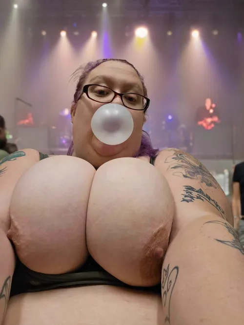 Thumbnail Unveiling therealarbyz's Alluring Display: Tits Out and Bubblegum