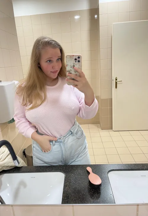 Thumbnail Braless at School: A Risky Choice by Helvegen6 | LegalTeens