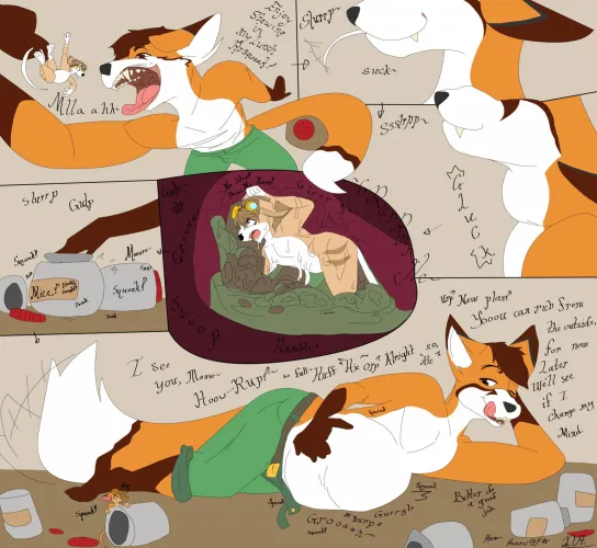 Thumbnail The Pinnacle of Foxiness in SlyTheFloofy's Vore Comic