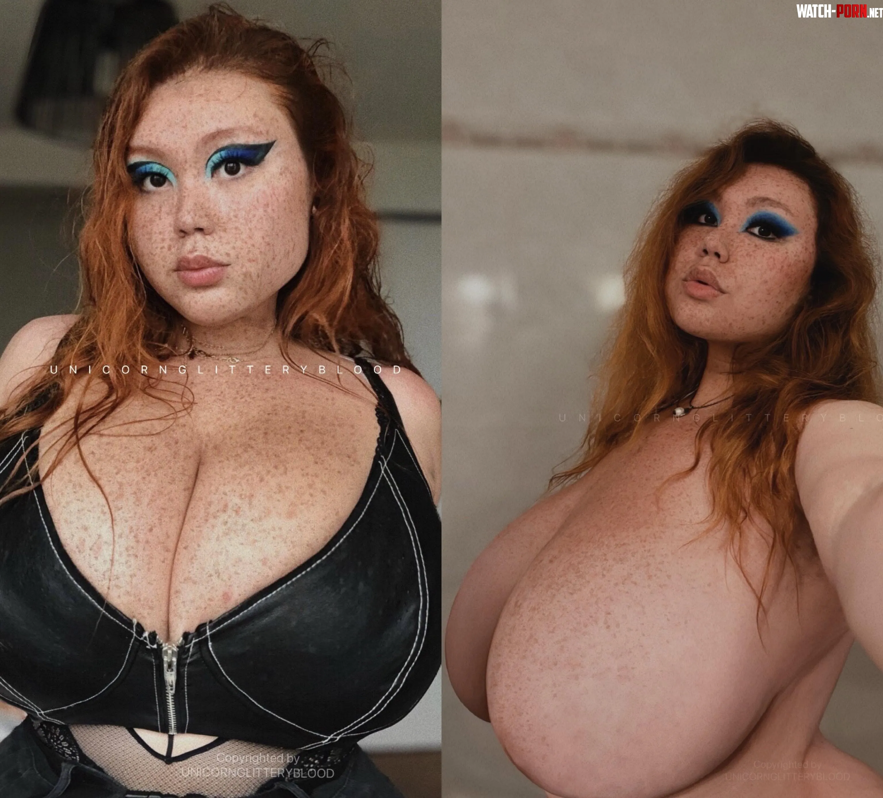 huge redheads tits by Unicornglitteryblood