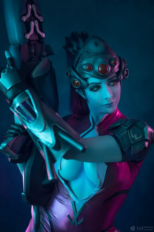 Thumbnail Widowmaker Overwatch by Mikomi Hokina: Dive into Gaming Realism with gabanviii