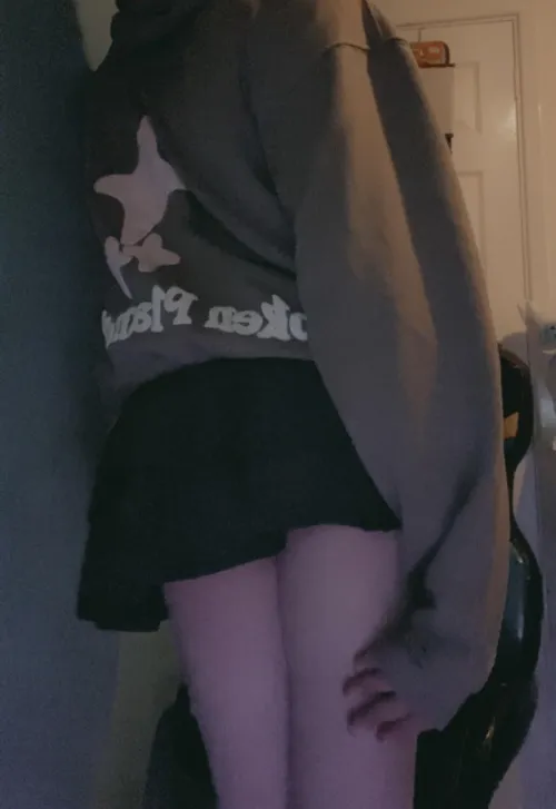 Thumbnail cuteOatmeal's Hoodie Skirt Combo for Stylish Femboys