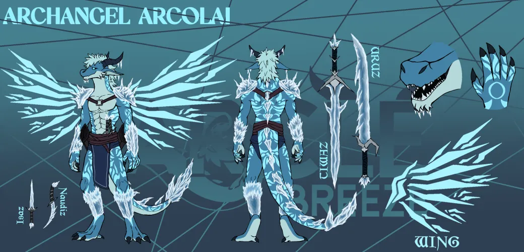 Thumbnail Fursona Reference Sheet Unveiled by ArcleRyan | Furry Category