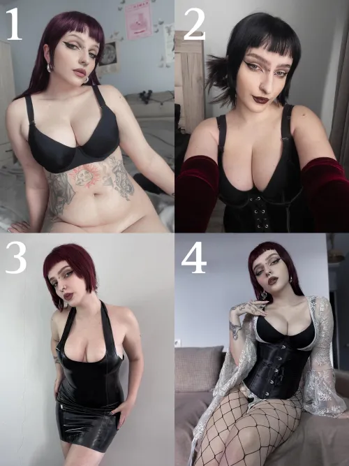 Thumbnail Indulge in newdeser's Captivating Goth Cleavage