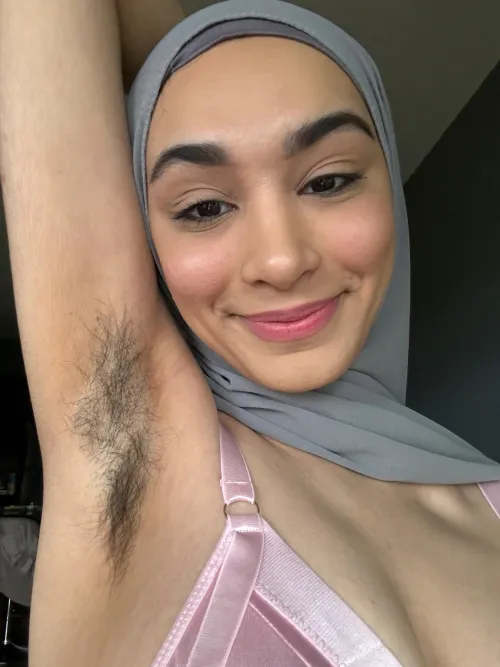 Thumbnail Celebrating Natural Beauty: 1 year of armpit hair growth by Saharbbyy | HairyArmpits