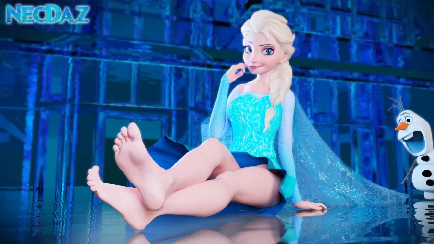 Thumbnail Elsa from Frozen in NecDaz by Kyoto709