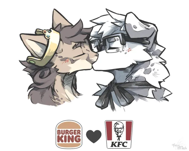 Thumbnail Art_Dei_Tech's Furry Creation: OC from the KFC and Burger King Collab