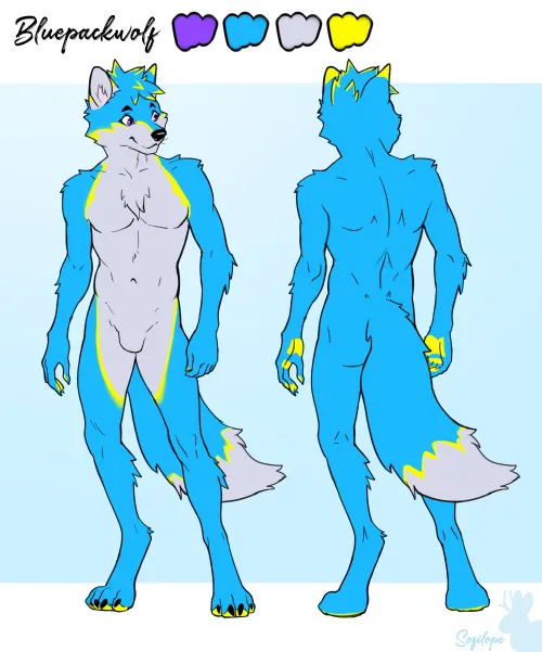 Thumbnail sofilope's Last Ref Sheet Art: Furry Fun Continues