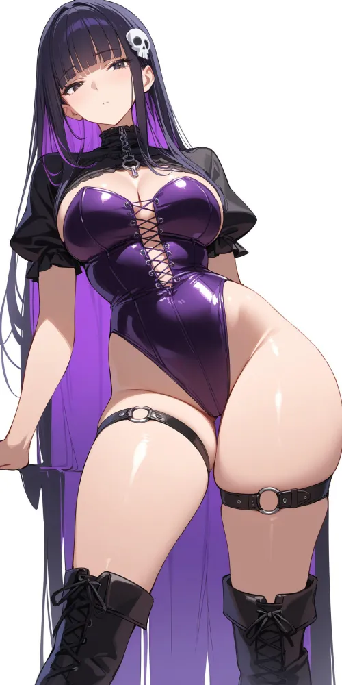 Thumbnail Goth Girl Thighs: CheetahSperm18's Alluring Thighdeology Temptation