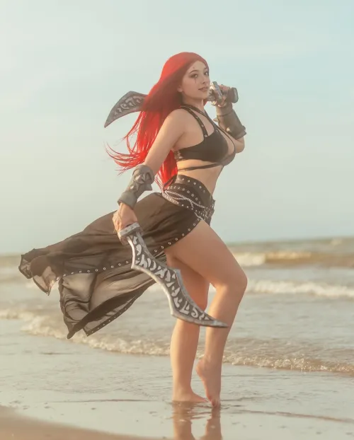 Thumbnail Katarina League of Legends Cosplay by loveliestsophia: A Dive into CosplayGirls