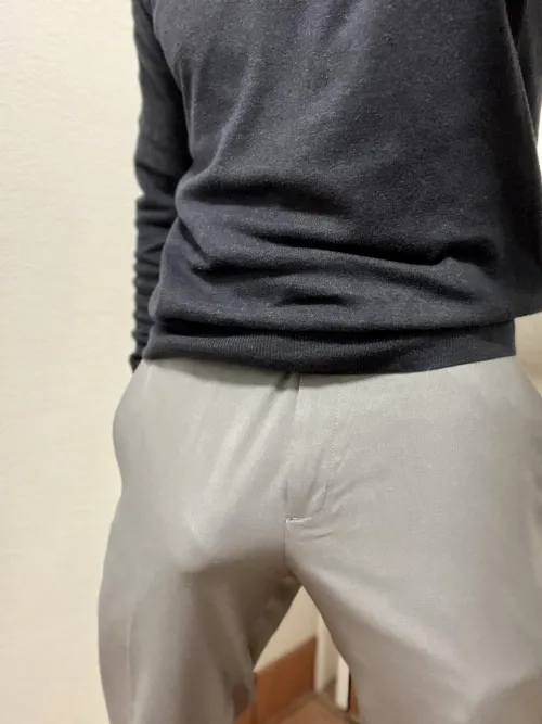 Thumbnail Work Bulge Revelation - Grey Slacks Edition, Presented by mrangusbeef!