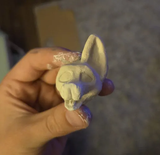 Thumbnail Clay Fursona Sculpting by KattosAShame - A Furry Journey!