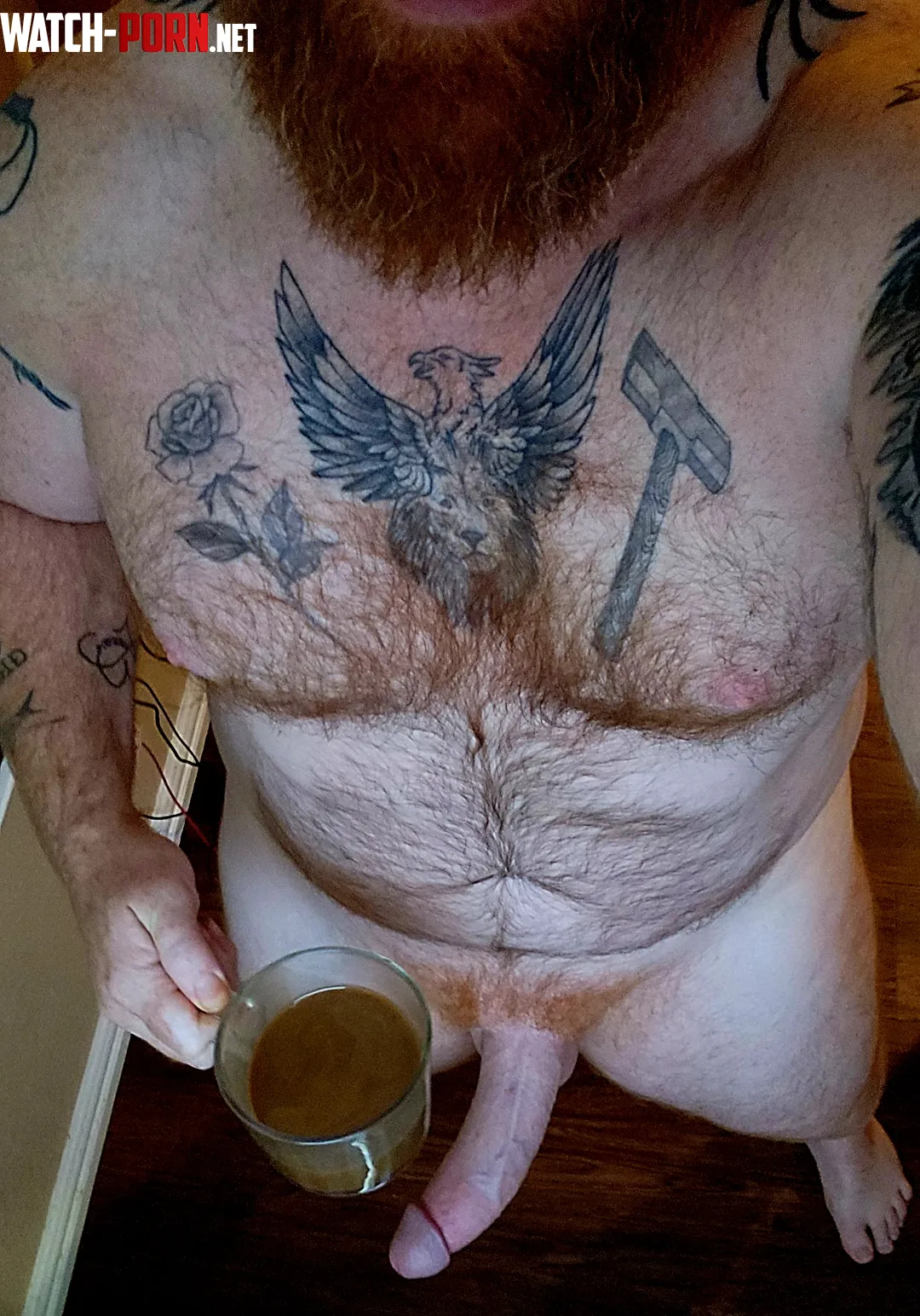 Tattooed Ginger beard man  by texcentricasshole