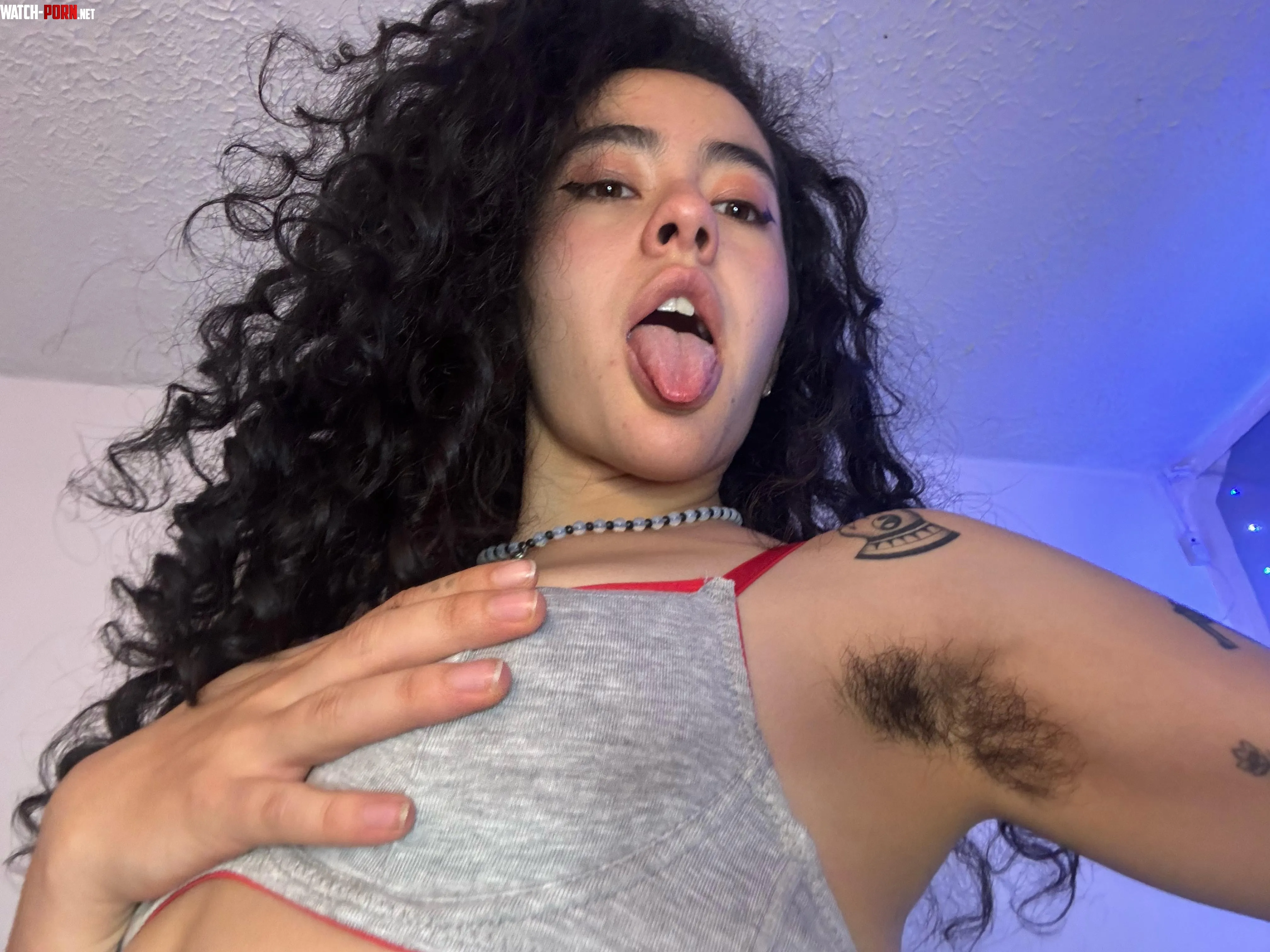 You come home with me after the bar and discover my hairy armpits whats next by Party_Babez