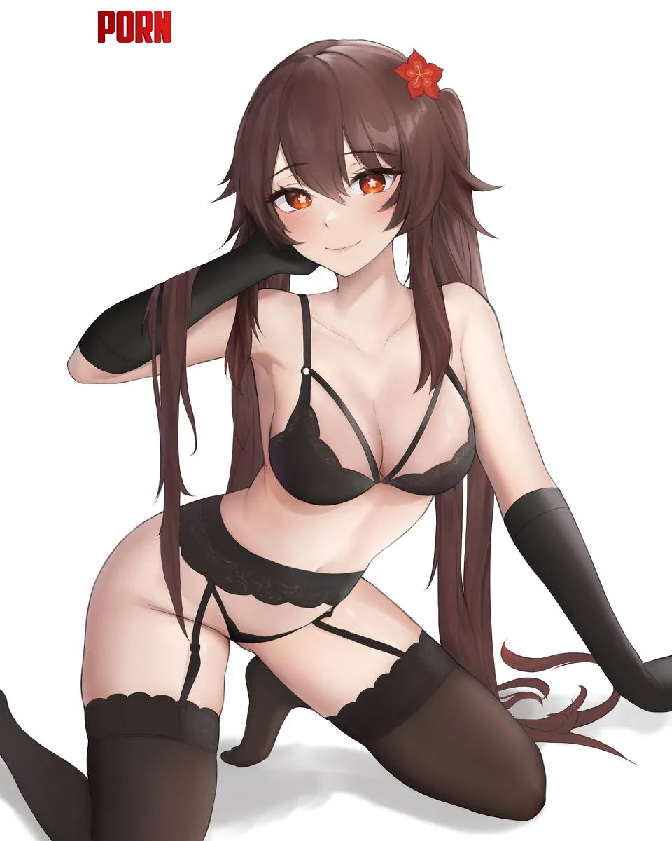 Hu Tao in lingerie by AnimeChan39