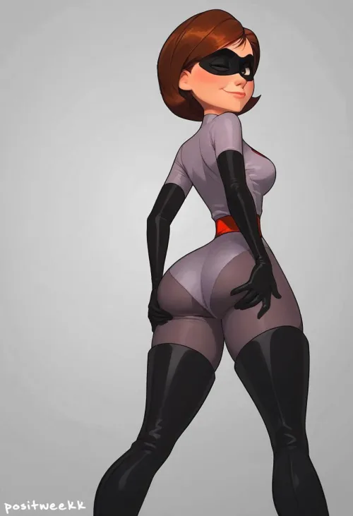 Thumbnail Elastigirl's Sensual Display: A Patreon Commission by Positive_Weekend_403