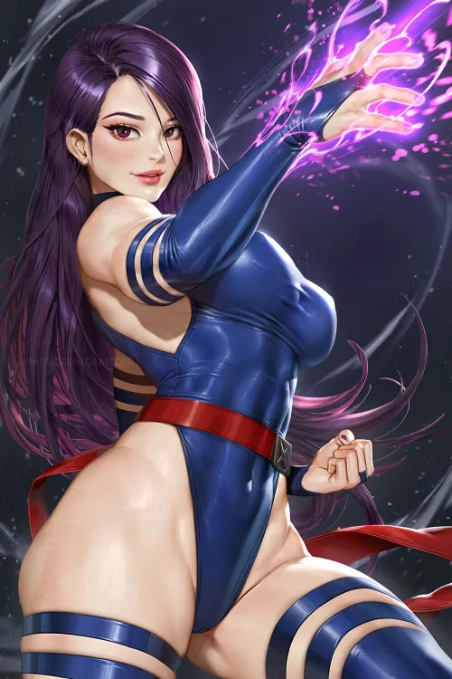 Thumbnail Exploring Psylocke NeoArtCore XMen by joshua11russ0 | Thighdeology