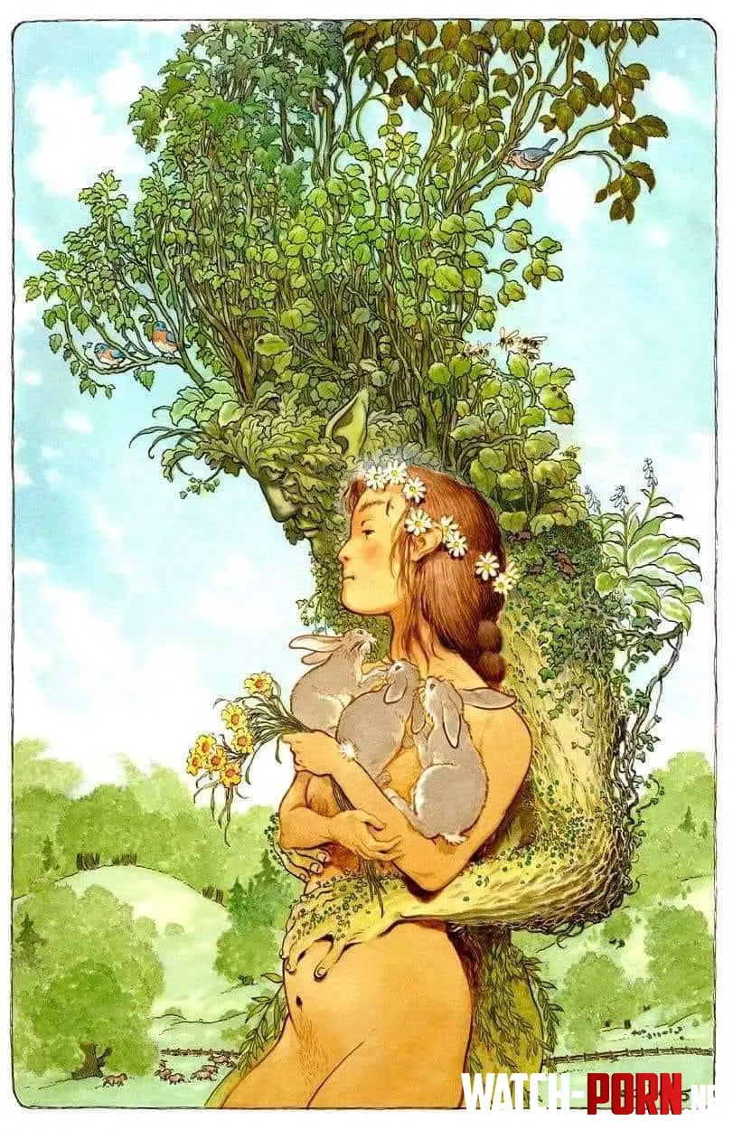 The Summer King and his Bride of Flowers Charles Vess by Snoo-67661