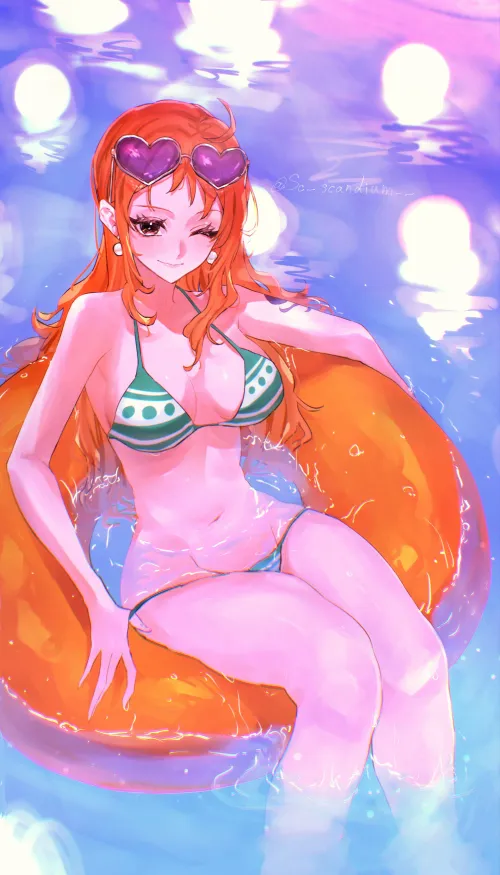 Thumbnail Nami's Relaxing Day: Scscandium One Piece by A_MASSIVE_PERVERT in Swimsuit Hentai