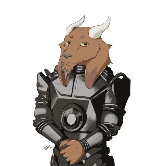 Thumbnail Kryten as a Goat: Ssnowstalker Transformations by Bronzehorn