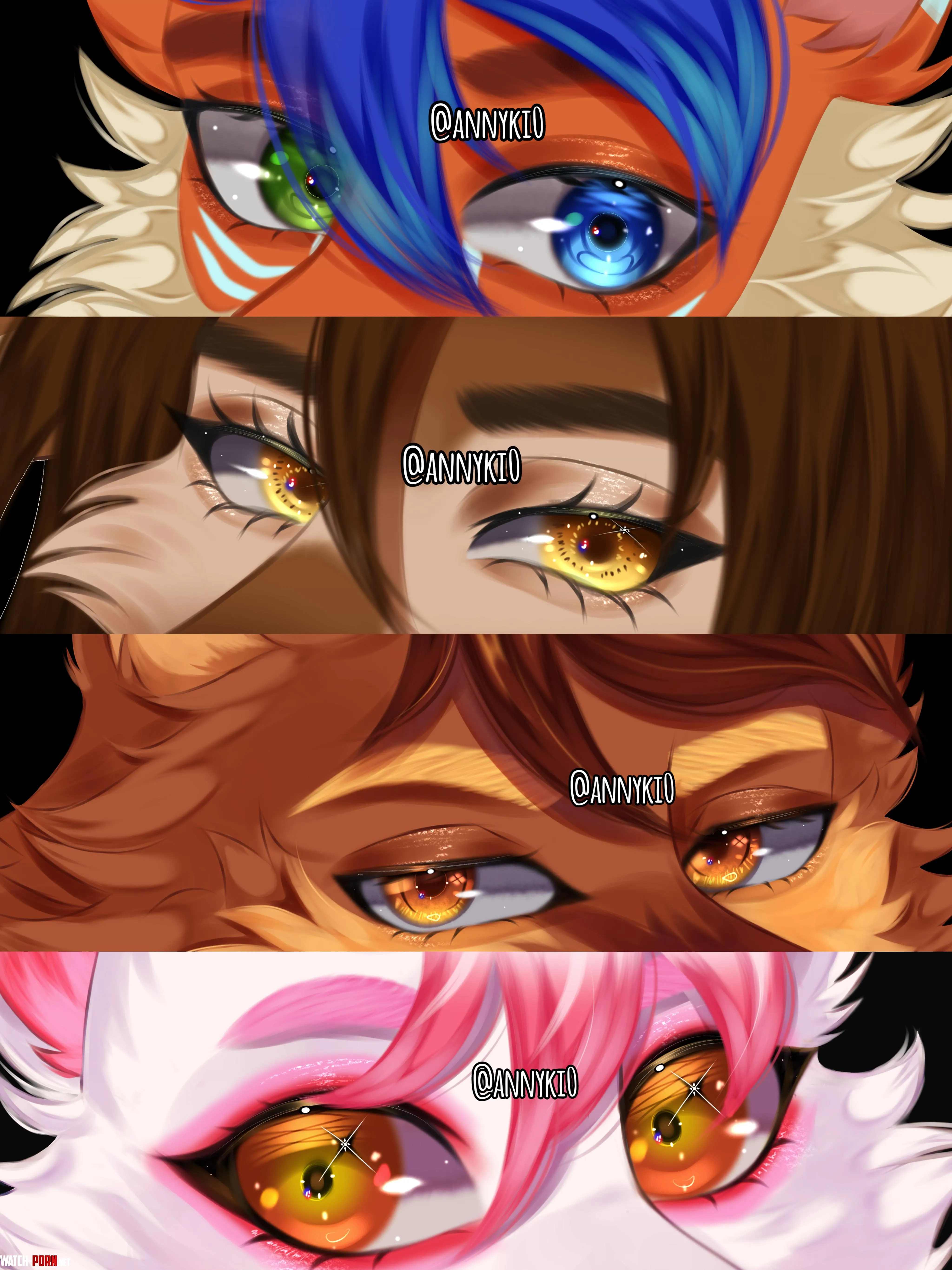 Hi friends 13usd furry eyes   by Annyki0