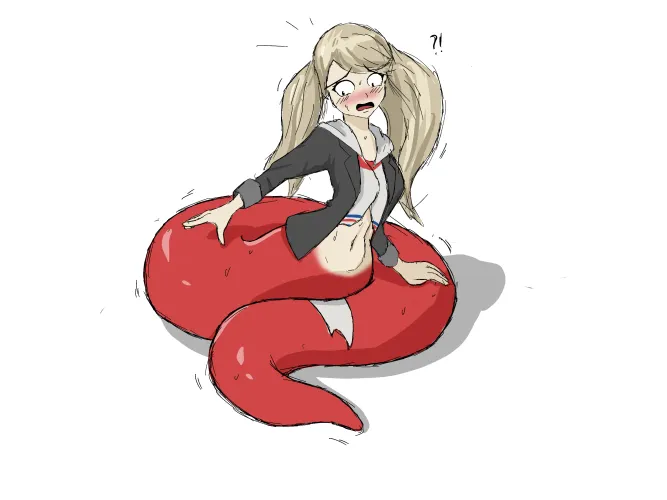 Thumbnail OC Ann Takamaki Lamia PostTF by JohnHD11 in MonsterGirl Category