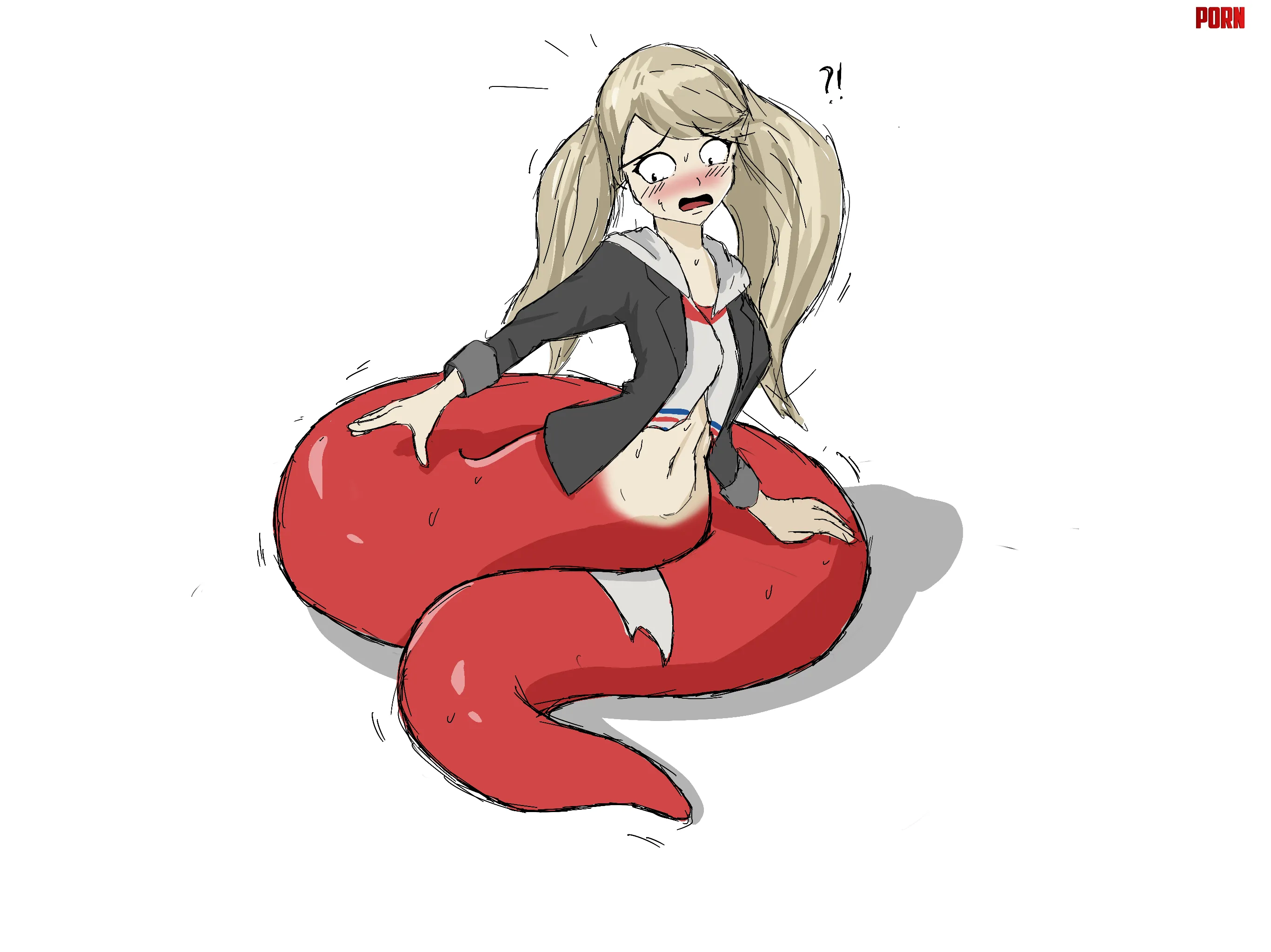 OC Ann Takamaki Lamia PostTF by JohnHD11