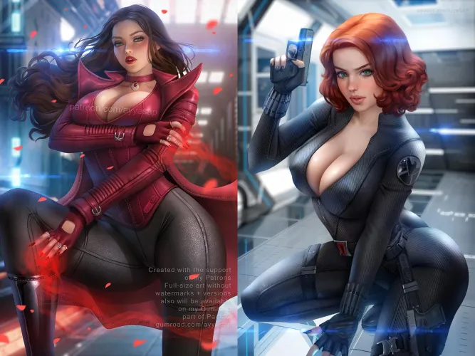 Thumbnail MCU Babe Showdown: Scarlet Witch vs. Black Widow by Dramatic_Forever_511