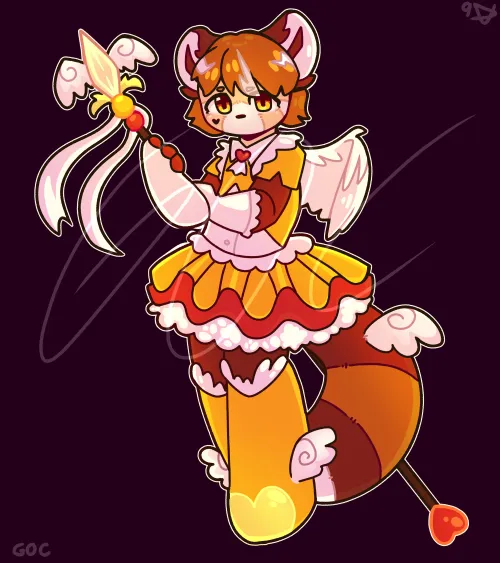 Thumbnail Magicalgirl Fursona by gay_0possum | furry