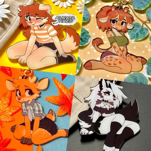 Thumbnail Acrylic Keychain Designs by jayrnski - Proud Moments Shared by JayInDisarray in the Furry Category