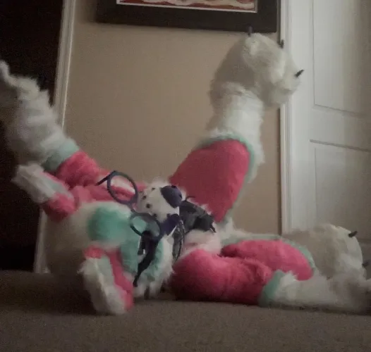 Thumbnail Fursuit Friday: Embracing Ancient_Summer_1833's Furry Fun