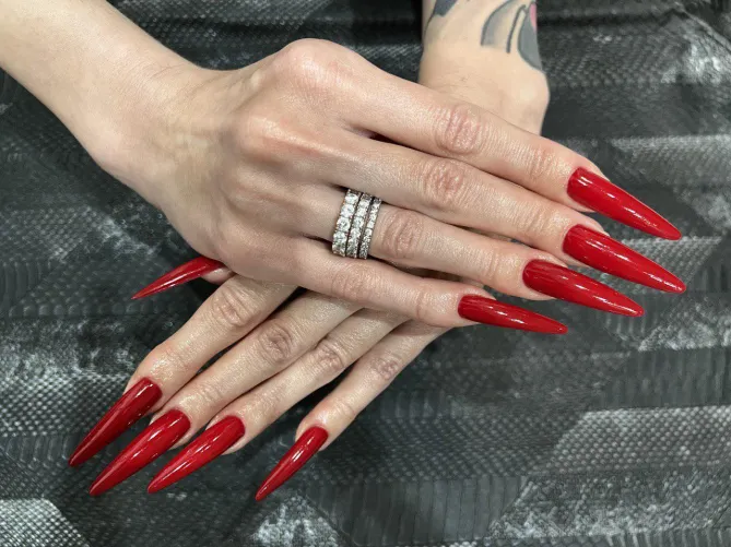 Thumbnail Weekend Ready: A Red Affair with Juliadomaina's NailFetish