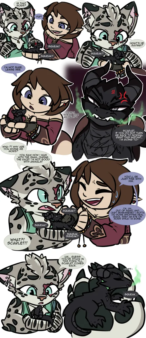 Thumbnail Hire DnD Comic Art & More by CrazyMeliMelo | furry