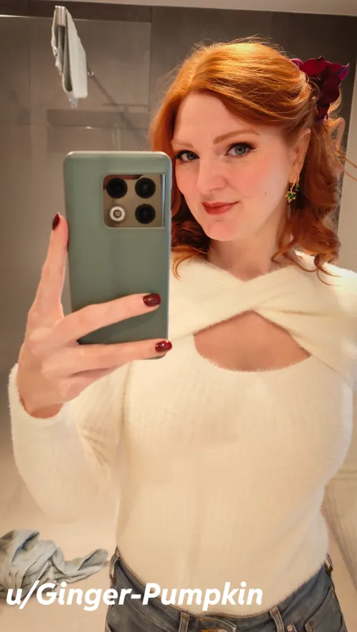 Thumbnail Celebrations Galore: MirrorSelfie Preparations with Ginger-Pumpkin