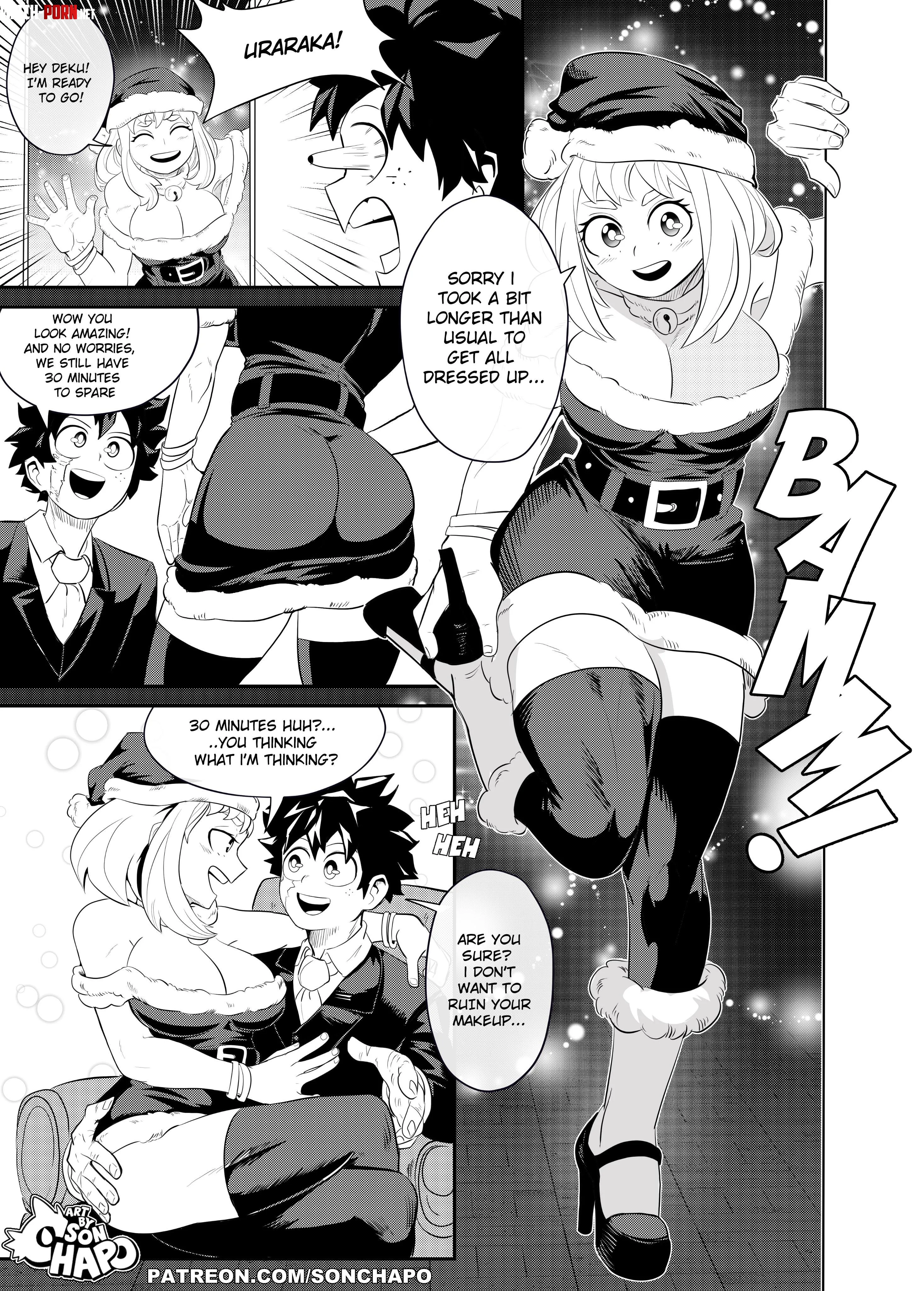 Izuku and Ochakos first Christmas together Sonchapo My Hero Academia by MillionHypotheses