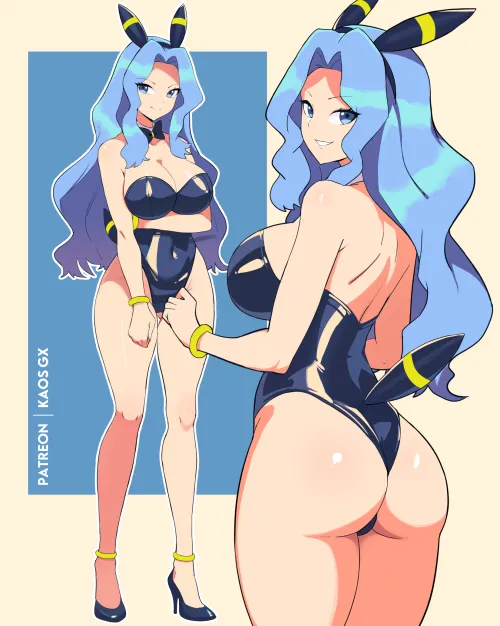 Thumbnail Karen Pokemon Umbreon Suit by A_MASSIVE_PERVERT | ecchi Category